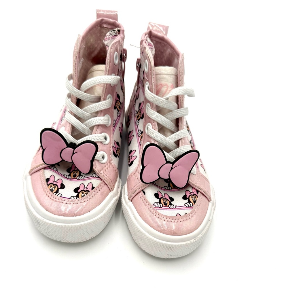 Disney Minnie Mouse Kids Sneakers - Pink‎ and White